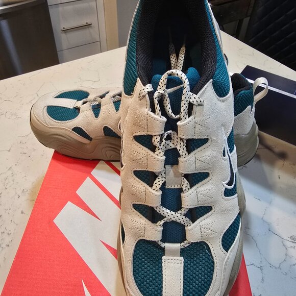 Nike Tech Hera Men's Shoes Size 10.5 FJ9532 110 LT Orewood Brown/Teal/Khaki NEW - Picture 2 of 14